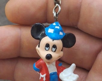 80’s Varsity Sweater Mickey Mouse Rubber Figurine