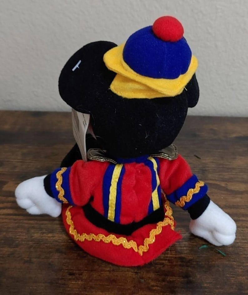 Muñeco de peluche de 23 cm de Mickey Mouse Cascanueces, años 90 imagen 4