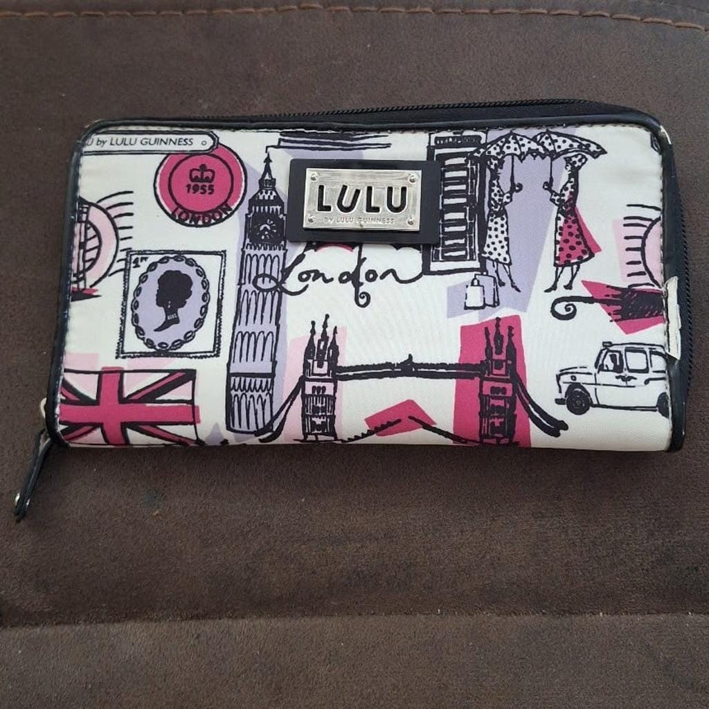 ♡激レア♡Lulu Guinness Vintage Hand Grab Bag Lulu Guinness Handbags/lulu Guinness Purses/lulu Guinness Bags