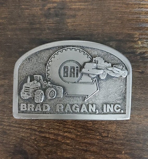 Vintage BRAD RAGAN, Inc. BRI Equipment Belt Buckle - image 6