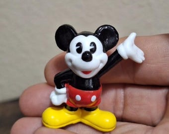 1980s Disney Micky Mouse PVC Figure Figurine