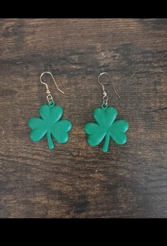 Vintage Russ St. Patrick’s Day Earrings - image 2