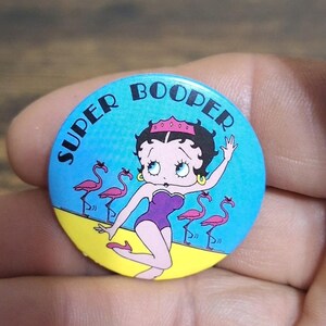 1986 Betty Boop Button Pin