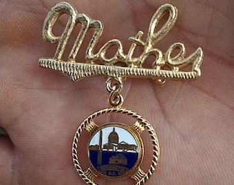 Mother Washington DC Souvenir Pin Brooch