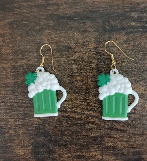 Vintage Russ St. Patrick’s Day Earrings - image 7