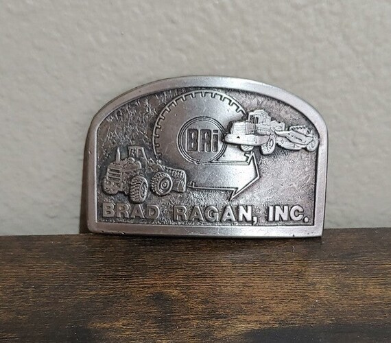 Vintage BRAD RAGAN, Inc. BRI Equipment Belt Buckle - image 7