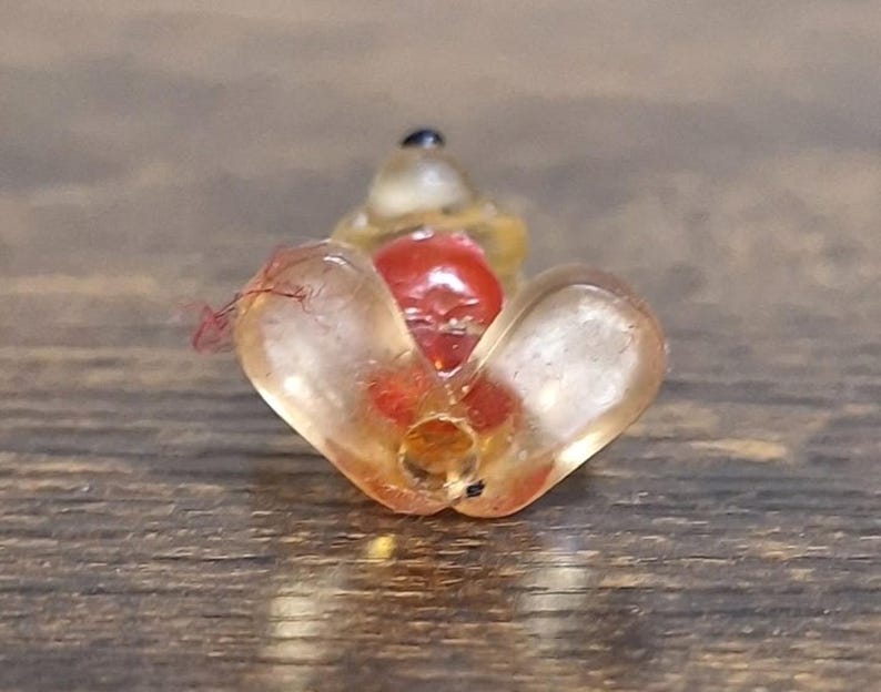 1970’s Rare Mickey Mouse Clear Lucite Acrylic Resin Figurine bild 7