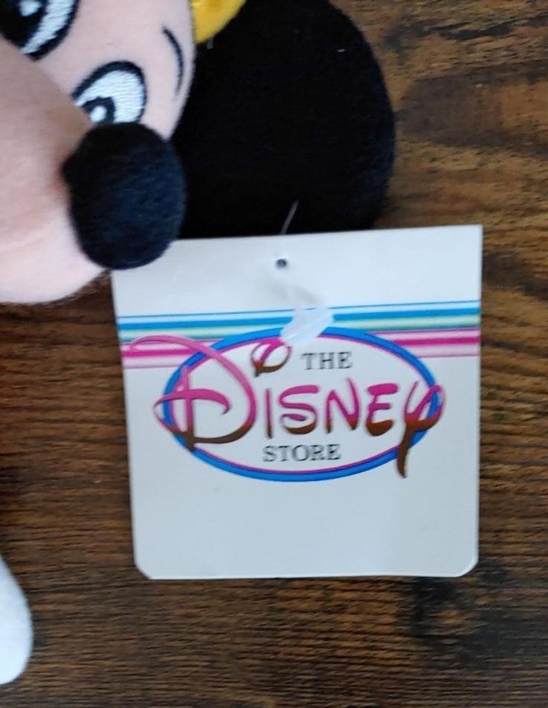 Muñeco de peluche de 23 cm de Mickey Mouse Cascanueces, años 90 imagen 9