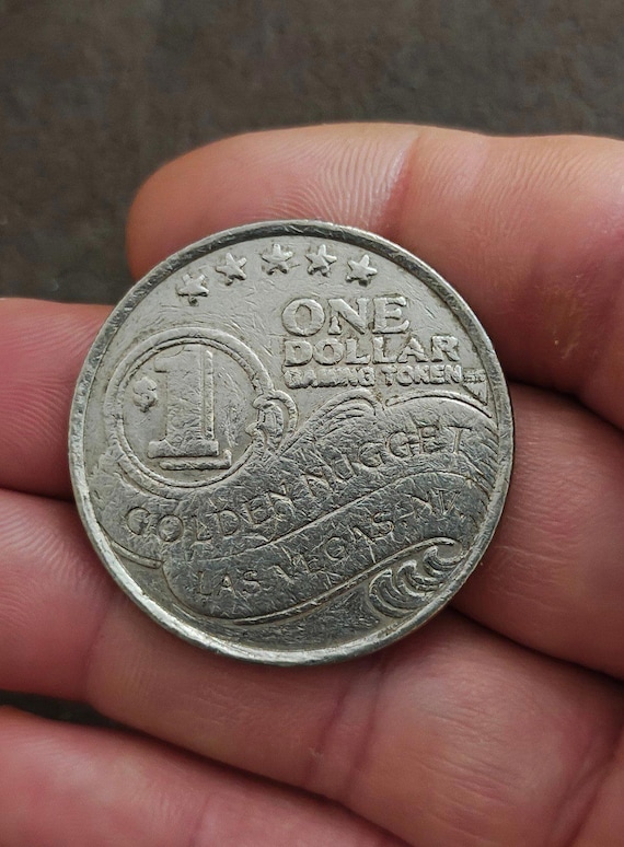 1990'a Golden Nugget Las Vegas Casino One Dollar Slot Token - Etsy