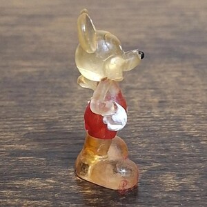1970’s Rare Mickey Mouse Clear Lucite Acrylic Resin Figurine bild 6