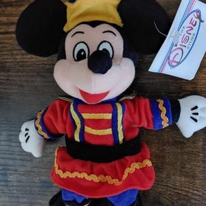 Muñeco de peluche de 23 cm de Mickey Mouse Cascanueces, años 90 imagen 6