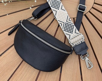 Bauchtasche Leder für Frauen ,Bauchtasche mit Taschenriemen, Umhängetasche Personalisiert ,Bauchtasche Damen , schönes Geschenk für Frauen