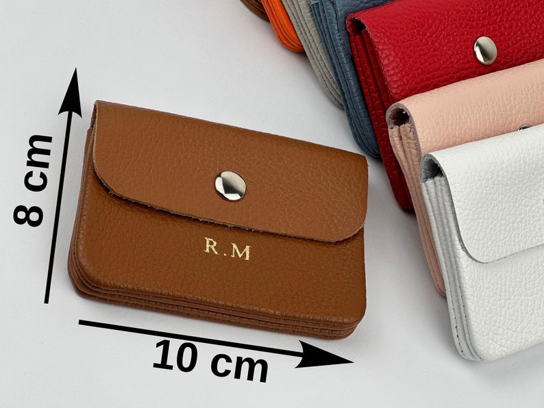 Customized Leather wallet , Ideal Gift for Her, leather wallet for woman , Personalized Leather Wallet for her . Gift for her Bild 6