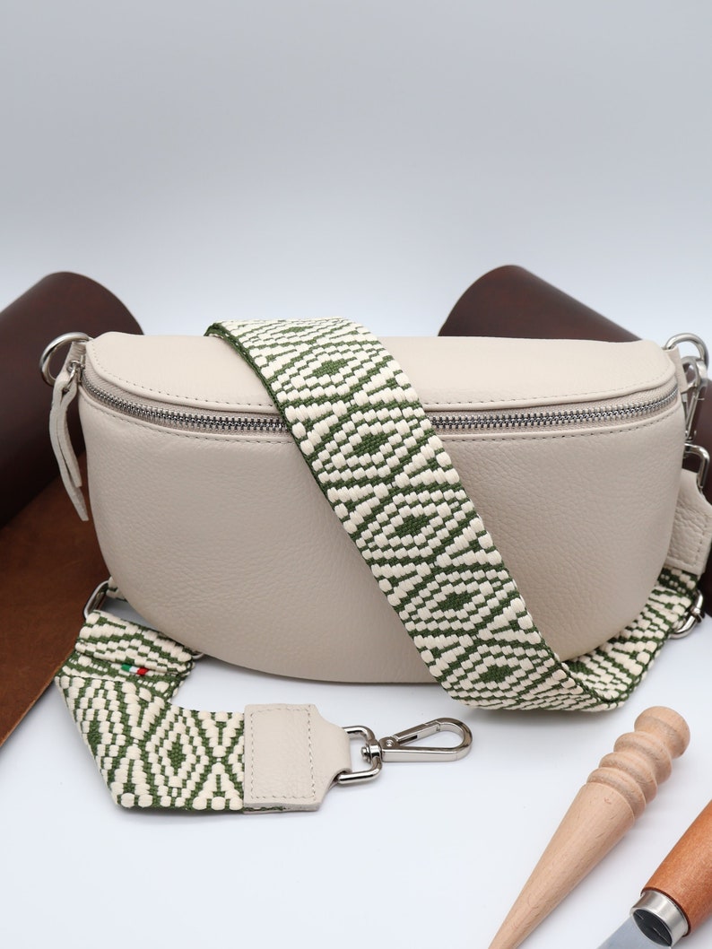 Damen Bauchtasche , Geschenk zum Muttertag ,Gürteltasche,Damen Schultertache, Damen Bauchtasche, Bauchtasche Beige , Geschenk zum Muttertag image 2