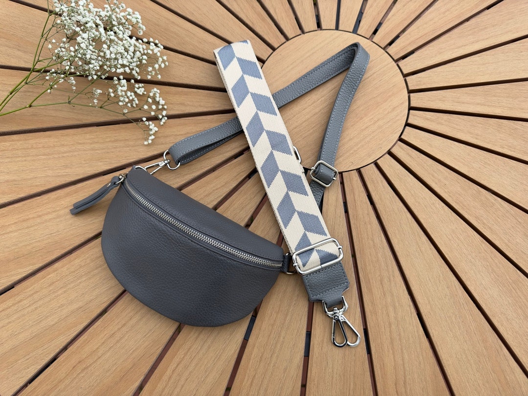 Leather Fanny Pack Fanny Pack With Bag Straps Shoulder Bag Etsy