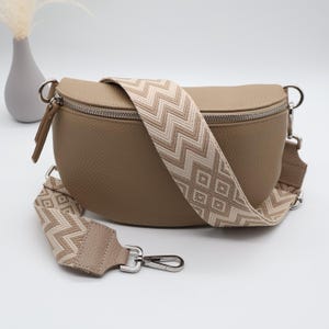Leder Bauchtasche   ,Damen Bauchtasche mit Taschenriemen ,Grossbody Bag, Damen Tasche ,Damen Bauchtashe ,Damen Umhängetasche