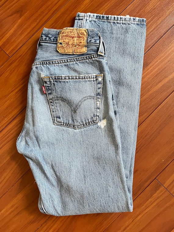 Vintage Distressed Levis - Etsy