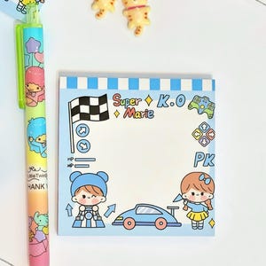 Kawaii Memo Pads | Cute Notepad | Kawaii  Stationery | Cute Notes |  Scrapbooking | Cute Gifts for Kids | Cute Stationery Gift