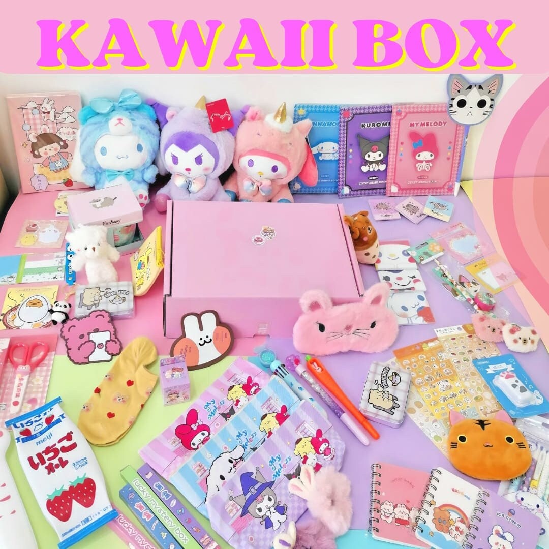 Deluxe Sanrio Mystery Box, Kuromi Stationery Set, My Melody Gift Box,  Pompompurin Cute Items, Pochacco Gift Set, Cinnamoroll Gift for Her 