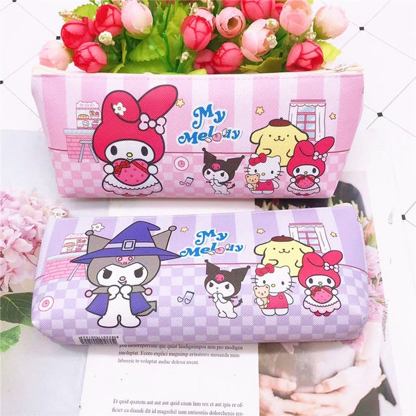 Kawaii Pencil Case, Cute Japanese Makeup Case, Cartoon Cosmetic Pouch, Cute Make Up Bag, Gift For Her