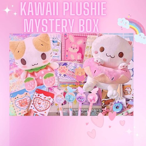 Kawaii Mystery Box Kawaii Stationary Set Surprise Etsy