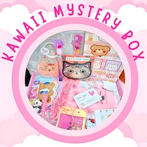 Scatola Misteriosa Kawaii! Cancelleria Kawaii / Scatola a Sorpresa Kawaii / Regalo di Compleanno per Lei / Set Regalo di Cancelleria / Spedizione in Giornata / Regali Carini