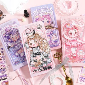 Quaderni carini e incantevoli, cancelleria kawaii, regali carini per ragazze, forniture per diari kawaii