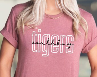 Custom Mascot School Spirit Shirt: Personalized Team Logo Back to School Gift