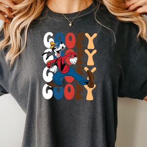Comfort Colors® Disney Goofy Shirt, Funny Goofy Tee, Classic Disney Character Shirt, Goofy Lover Gift, Disney Trip Tee, Cartoon Goofy Shirt