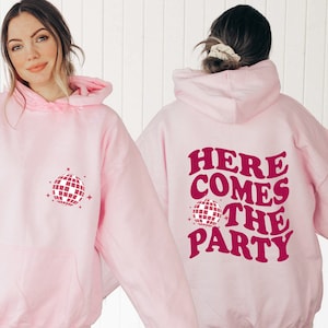 Here Comes The Party Sweatshirt, Bridesmaid Hoodie, Bachelorette Party Sweater, Bridal Party Shirt, Wedding Party Shirt, Team Bride Shirt