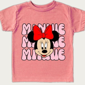 Minnie Mouse Head Shirt, Disney World Tee, Magic Kingdom image 1
