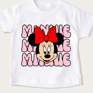 Minnie Mouse Head Shirt, Disney World Tee, Magic Kingdom image 2