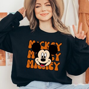 Disney Mickey Sweatshirt, Disney Mickey Head Hoodie, Disney Trip Sweatshirt, Disneyland Hoodie, Mickey Lover Hoodie, Gift For Disney Lovers image 4