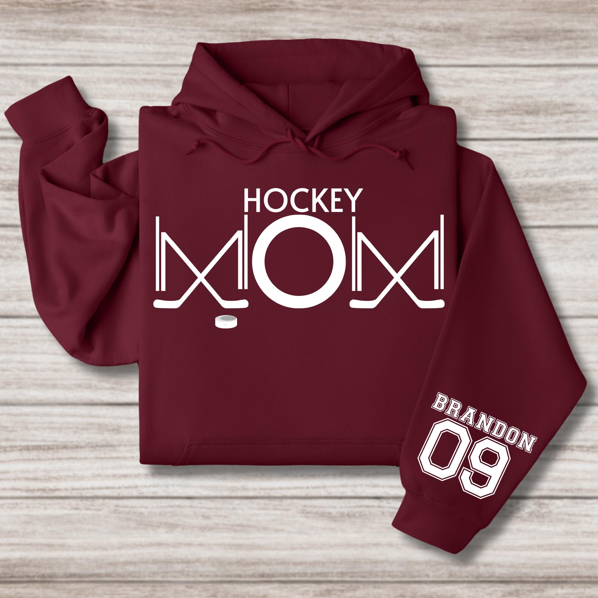 Custom Hockey Mom Hoodie: Personalized Sports Mom Sweater