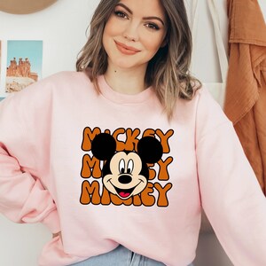 Disney Mickey Sweatshirt, Disney Mickey Head Hoodie, Disney Trip Sweatshirt, Disneyland Hoodie, Mickey Lover Hoodie, Gift For Disney Lovers image 1