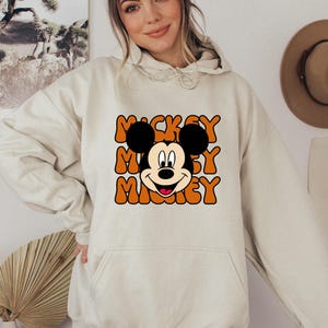 Disney Mickey Sweatshirt, Disney Mickey Head Hoodie, Disney Trip Sweatshirt, Disneyland Hoodie, Mickey Lover Hoodie, Gift For Disney Lovers image 2