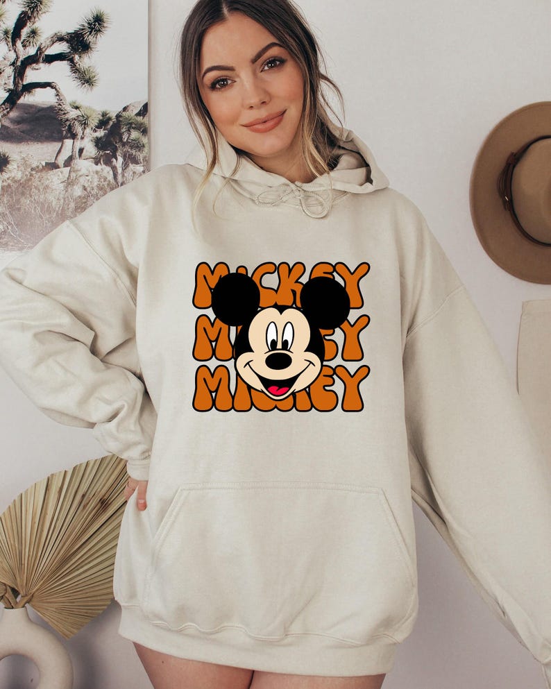 Disney Mickey Sweatshirt, Disney Mickey Head Hoodie, Disney Trip Sweatshirt, Disneyland Hoodie, Mickey Lover Hoodie, Gift For Disney Lovers image 2