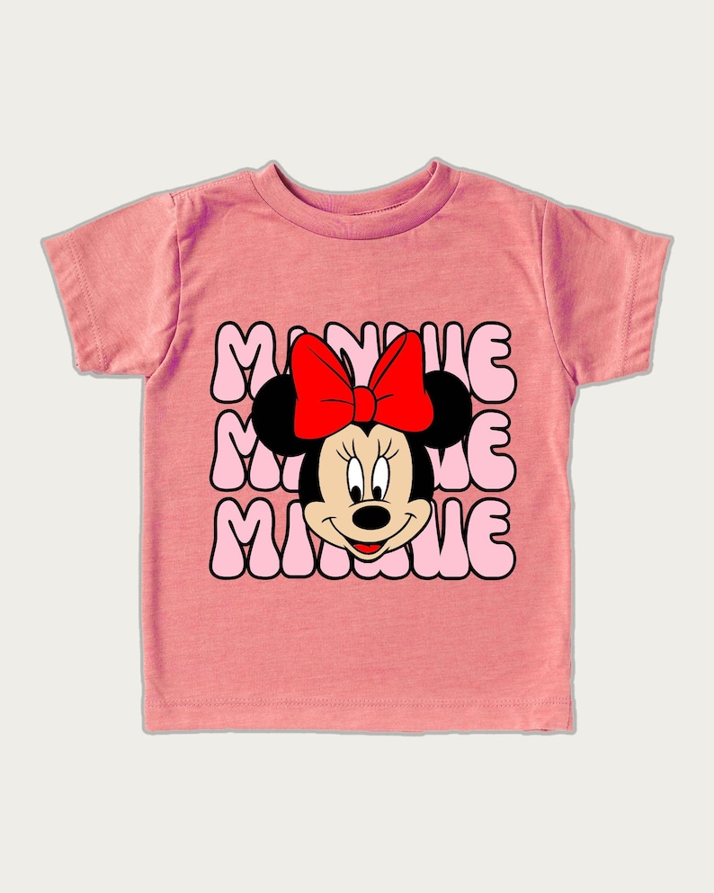 Minnie Mouse Head Shirt, Disney World Tee, Magic Kingdom image 1