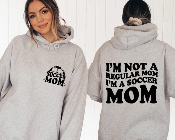 Funny Soccer Mom Hoodie: Game Day Sweatshirt, Sports Mom Gift