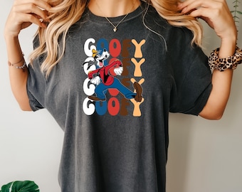 Comfort Colors® Disney Goofy Shirt, Funny Goofy Tee, Classic Disney Character Shirt, Goofy Lover Gift, Disney Trip Tee, Cartoon Goofy Shirt