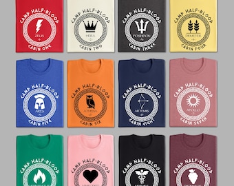 Camp Half-Blood Shirt, Percy Jackson Fan Tee, Greek Mythology Graphic Shirt, Demigod Adventure Shirt, Olympus Design Tee, Percy Jackson Tee