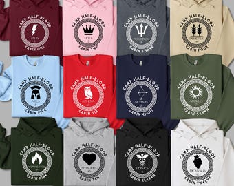 Camp Half-Blood Hoodie, Greek Mythology, Percy Jackson Fan
