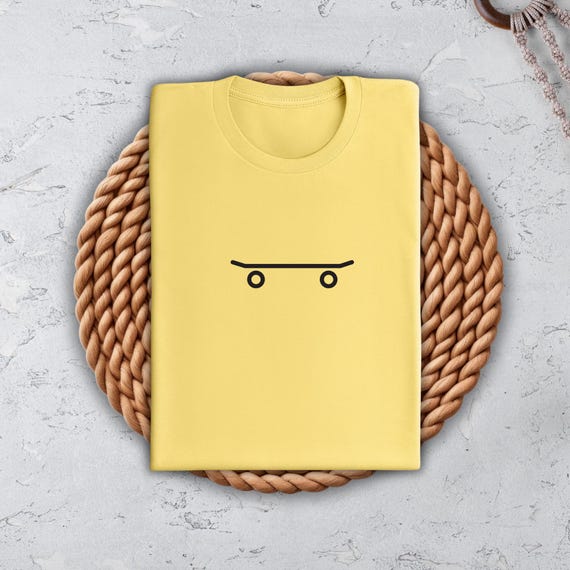 Minimalist Skateboard Shirt: Minimalist Skater Tee