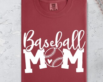 Comfort Colors Baseball Mom Shirt: Soft Game Day Tee