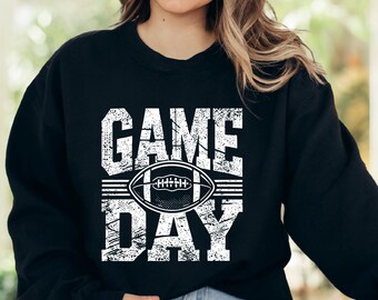 Game Day Sweatshirt: Football Season Hoodie, Tailgate Party, Autumn Sports