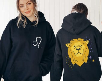 Custom Zodiac Hoodie, Horoscope Sweater, Personalized Birthday Gift