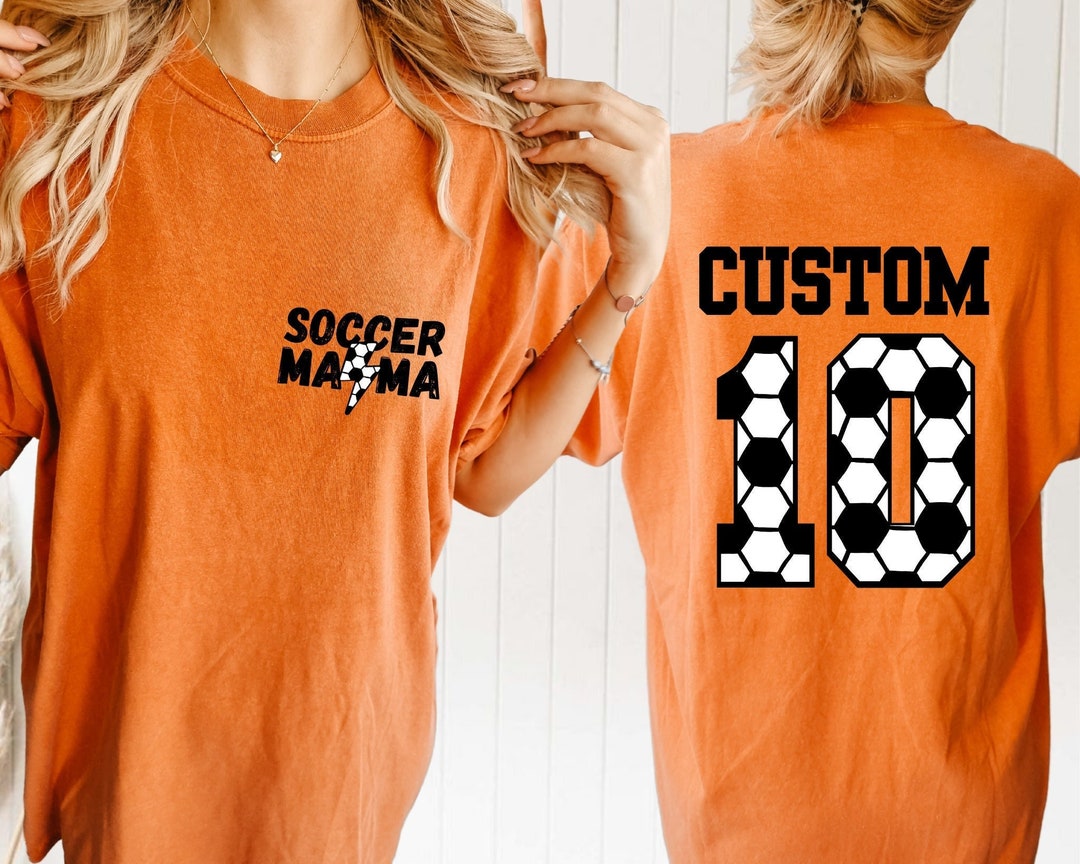 Comfort Colors® Soccer Mama Shirt, Sports Mom Shirt, Gift Shirt for