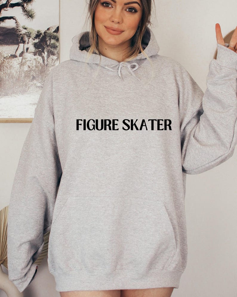 Figure Skater Sweatshirt: Ice Skating Lover Gift image 4