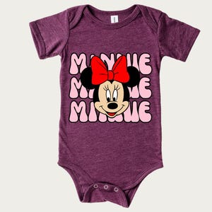 Minnie Mouse Head Shirt, Disney World Tee, Magic Kingdom image 4