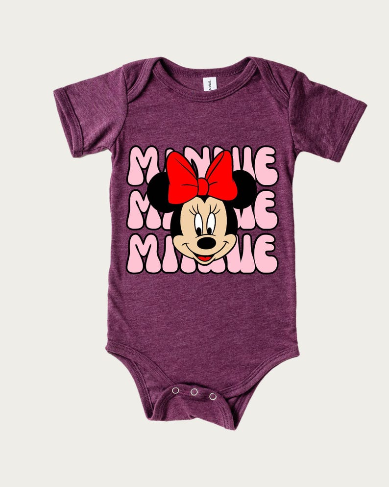 Minnie Mouse Head Shirt, Disney World Tee, Magic Kingdom image 4